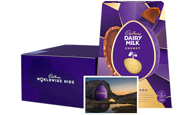 Hide an egg and gift a real one